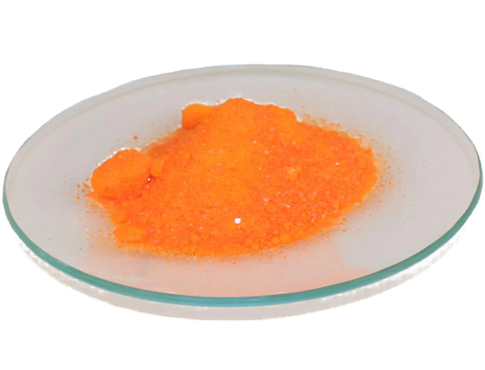 Potassium Dichromate, orange crystals